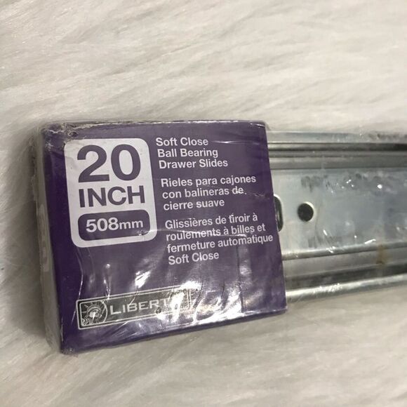 Liberty Soft Close Ball Bearing Drawer Slides 20 inch - Picture 1 of 5
